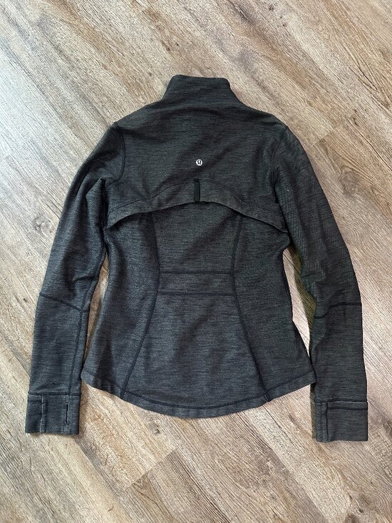 lululemon athletica Jackets & Blazers - Lululemon Define Jacket Womens 8 Heathered Black Full Zip